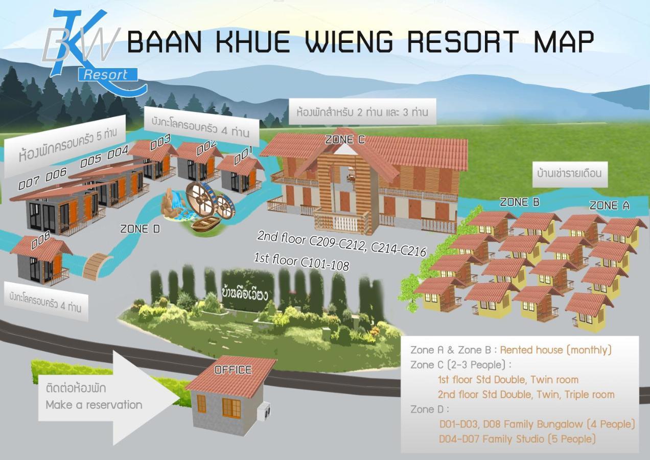 Baan Khue Wieng Resort Мае Сарианг Экстерьер фото